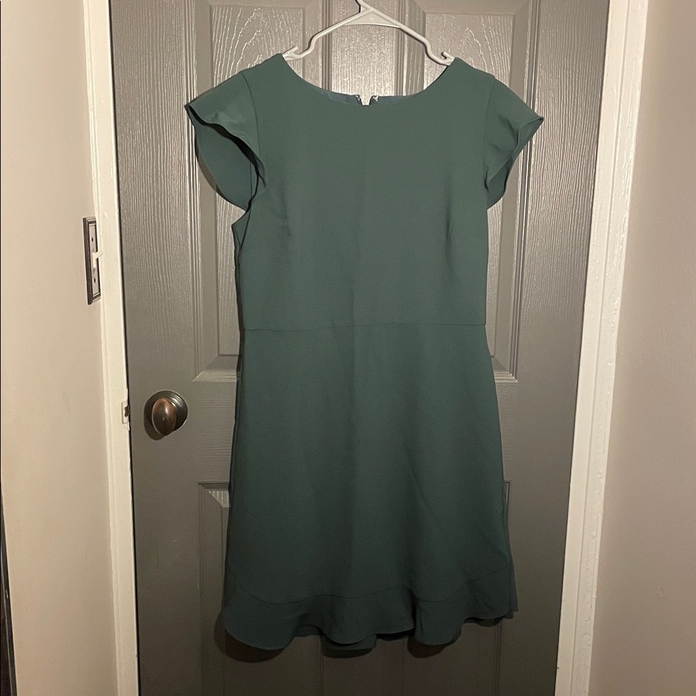 LOFT NWT Gorgeous Dress in Blueish Green Sz8